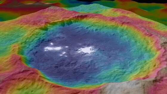 Crece el misterio de las manchas blancas de Ceres