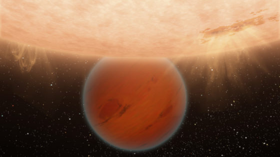 Descubren una atmósfera primitiva alrededor del planeta HAT-P-26b