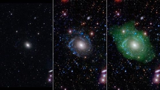 Descubren una galaxia siete veces mayor que la VÃ­a LÃ¡ctea y que crece al revÃ©s