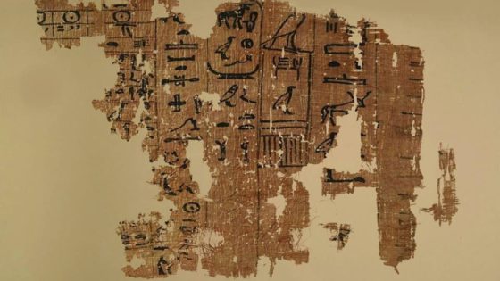 Expuesto al público el papiro que desvela el misterio de la construcción de la Gran Pirámide